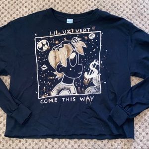 LIL UZI VERT BLEACHED TSHIRT (COME THIS WAY)